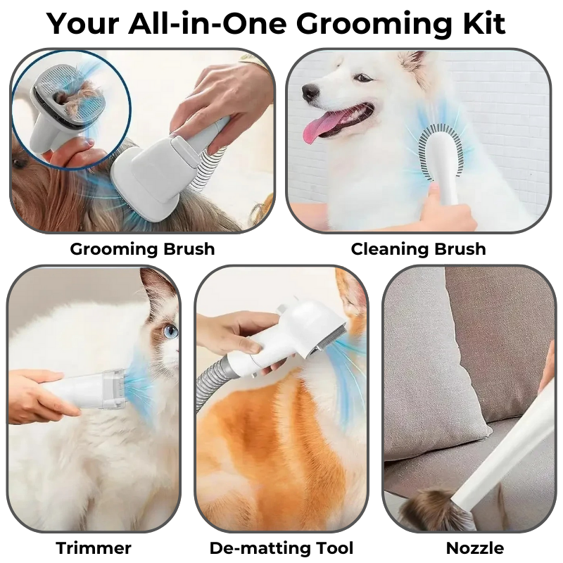 FurBreeze™ 5in1 Pet Grooming Vacuum
